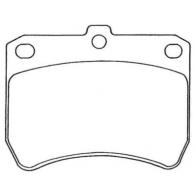 Тормозные колодки дисковые, комплект AISIN 58868310 5411450607612 GTX N6 ASN-216