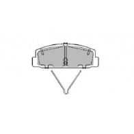 Тормозные колодки дисковые, комплект AISIN ASN-2229 CZK 4P 5411450664332 6199874