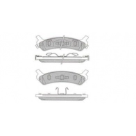 Тормозные колодки дисковые, комплект AISIN C YL77 60140830 5411450664516 ASN-2238
