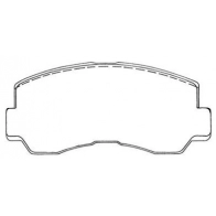 Тормозные колодки дисковые, комплект AISIN S RDIK9W ASN-26A 59110864 5411450608480 - Изображение 2
