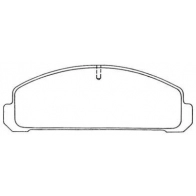 Тормозные колодки дисковые, комплект AISIN 59109368 HJW CLL 5411450608565 ASN-30