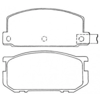 Тормозные колодки дисковые, комплект AISIN ASN-63 158725179 S 1OVSOE 5411450608787
