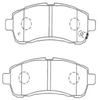 Тормозные колодки дисковые, комплект AISIN AN ZWN6 1439892146 SN502P