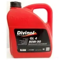 Трансмиссионное масло в мкпп, редуктор минеральное 52110K004 DIVINOL SAE 80W-90 API GL-4, 4 л DIVINOL 1439752069 PZC6QL F 52110K004