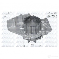 Водяной насос, помпа DOLZ 8430632031202 C120 9HTGK 5S 1469888 - Изображение 2