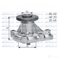 Водяной насос, помпа DOLZ O129 7C6A 12 1470572 8430632151290