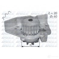 Водяной насос, помпа DOLZ N405 98J TJ 1470517 8430632144056 - Изображение 2