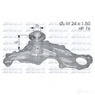 Водяной насос, помпа DOLZ F122 8430632061223 G MSK54 1469969