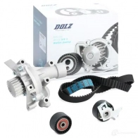 Комплект ремня ГРМ с помпой DOLZ 1470209 02K D038 05KD046 KD056 - Изображение 2