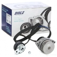Комплект ремня ГРМ с помпой DOLZ 1470226 0 2TU08 KD078 05KD058 - Изображение 2