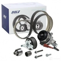 Комплект ремня ГРМ с помпой DOLZ KD153V 1437363335 6X BJT - Изображение 2