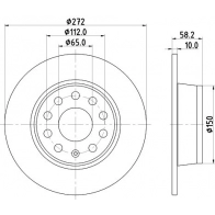 Тормозной диск DON PCD17462 TSV0G HE 1441005890