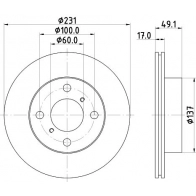 Тормозной диск DON PCD21282 3JD 4PAN 1441006200