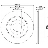 Тормозной диск DON Fiat Ducato (290) 4 Фургон 160 Multijet 2,3 D 160 л.с. 2019 – 2024 U0G0Y H PCD21872