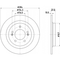 Тормозной диск DON NP E1S Hyundai Sonata (DN8) 8 2019 – 2025 PCD22212