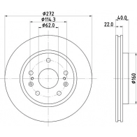 Тормозной диск DON Suzuki Swift PCD22282 KO7A V