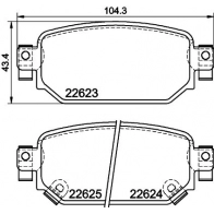 Тормозные колодки дисковые, комплект DON R3W AG0 PCP1788 1439893639