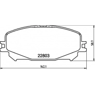 Тормозные колодки дисковые, комплект DON PCP1790 Renault Talisman (L2M) 1 Седан 1.3 TCe 160 (LPNC) 160 л.с. 2019 – 2024 AP6NT W