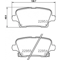 Тормозные колодки дисковые, комплект DON 1439893642 PCP1791 3I Z61