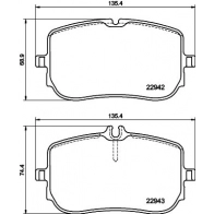 Тормозные колодки дисковые, комплект DON PCP1796 NP1 1I0 Mercedes A-Class (W177) 4 Хэтчбек 2.0 A 220 4 matic (1745) 190 л.с. 2018 – 2024