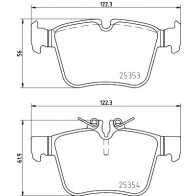 Тормозные колодки дисковые, комплект DON Mercedes C-Class (S205) 4 Универсал C 300 de (205.213) 306 л.с. 2019 – 2025 201 PTO PCP1988