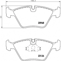 Тормозные колодки дисковые, комплект DON PCP2139 D 6K4J 1441006622