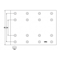 Барабанные тормозные колодки DON 9318008 6WBG R SV/40/2