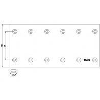 Барабанные тормозные колодки DON FSY RF2 9318052 SY/20/2