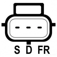 Генератор DRI Ford Focus 1 Универсал 1.6 16V 100 л.с. 1999 – 2004 219146802 BE B00 5708114007513