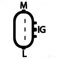 Генератор DRI 5708114048455 N CQG6 235317902 Toyota Yaris Verso (XP20) 1 Минивэн 1.4 D 4D (NLP20. NLP22) 75 л.с. 2001 – 2005