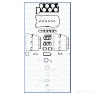 Прокладки двигателя AJUSA 50266000 0YEBI Z Volkswagen Transporter (T4) 4 Автобус 2.8 VR6 204 л.с. 2000 – 2003 8427769830488