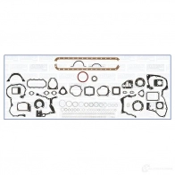 Комплект прокладок двигателя AJUSA 4WFY 3 54095900 Audi 100 (C4) 4 Универсал 2.4 D 82 л.с. 1990 – 1994 8427769568374