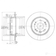 Тормозной диск DRIVE PLUS dp1010110208 DCA6115700 BDM7 171.10 4384160