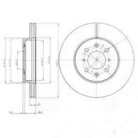 Тормозной диск DRIVE PLUS BDM621 5.20 DCA622410 dp1010110563 4384301