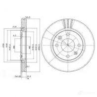 Тормозной диск DRIVE PLUS DCA644910 B DM6714.20 dp1010110709 4384348
