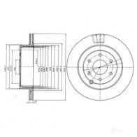 Тормозной диск DRIVE PLUS dp1010110567 DCA6135410 BDM759 3.20 4384302