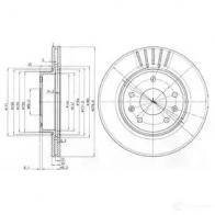 Тормозной диск DRIVE PLUS DCA667010 dp1010110790 4384384 BDM6 968.20