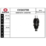 Шрус граната EAI J7 8LNF Mercedes B-Class CV24375K