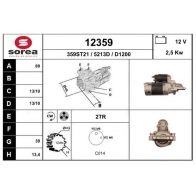 Стартер EAI 12359 JQUZ5 O Ford Ranger 6 (T6, TKE) Пикап 2.2 TDCi 160 л.с. 2015 – 2024