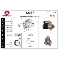 Стартер EAI 12377 Mazda 2 (DE) 3 Хэтчбек 1.5 MZR 102 л.с. 2011 – 2015 WI10NR U