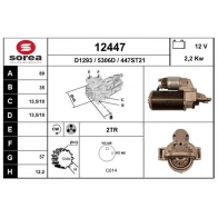 Стартер EAI EA 2OQ 12447 Ford Transit 8 (V363) Грузовик 2.2 TDCi RWD 100 л.с. 2013 – 2025