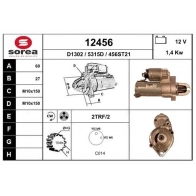 Стартер EAI Mercedes E-Class (C207) 4 Купе 3.5 E 400 (2061) 333 л.с. 2014 – 2024 EAP PB9 12456