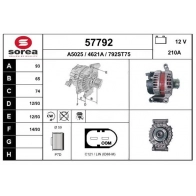 Генератор EAI 57792 GQL VE Ford Transit 8 (V363) Автобус 2.2 TDCi AWD 155 л.с. 2014 – 2024