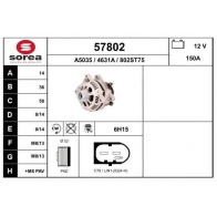 Генератор EAI 57802 Y5HIB 7K Mercedes C-Class (S204) 3 Универсал 1.6 C 180 (2031) 156 л.с. 2012 – 2014