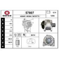 Генератор EAI 57807 Renault Scenic (JZ) 3 Минивэн 1.2 TCe 116 л.с. 2012 – 2025 OZLRM 8