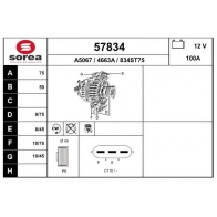 Генератор EAI Mazda 3 (BL) 2 Хэтчбек 2.0 MZR DISI 151 л.с. 2008 – 2013 57834 E3GZ R1Z
