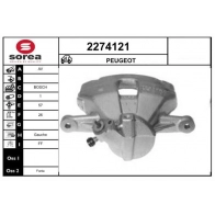 Тормозной суппорт EAI 6 EQKGYK 2274121 Peugeot 308 2 (T9, SW) Универсал 1.6 THP 155 156 л.с. 2014 – 2024