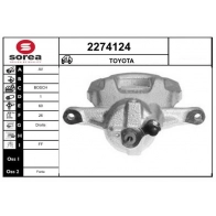 Тормозной суппорт EAI E R5TH 2274124 Toyota Auris (E180) 2 Хэтчбек 1.4 D 4D (NDE180) 90 л.с. 2012 – 2024