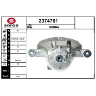 Тормозной суппорт EAI 3F Z00B Honda Civic 8 (FD, FA) Седан 1.8 (FD1. FD7) 140 л.с. 2005 – 2012 2374761
