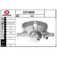Тормозной суппорт EAI Seat Alhambra (7N) 2 Минивэн 2374806 Z45 0JQ